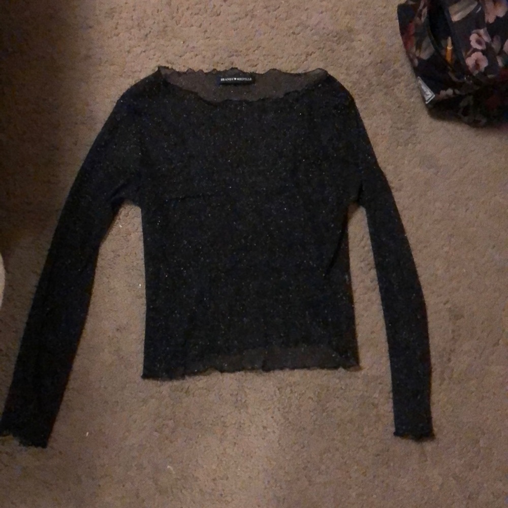 Brandy Melville Rene Glitter Top